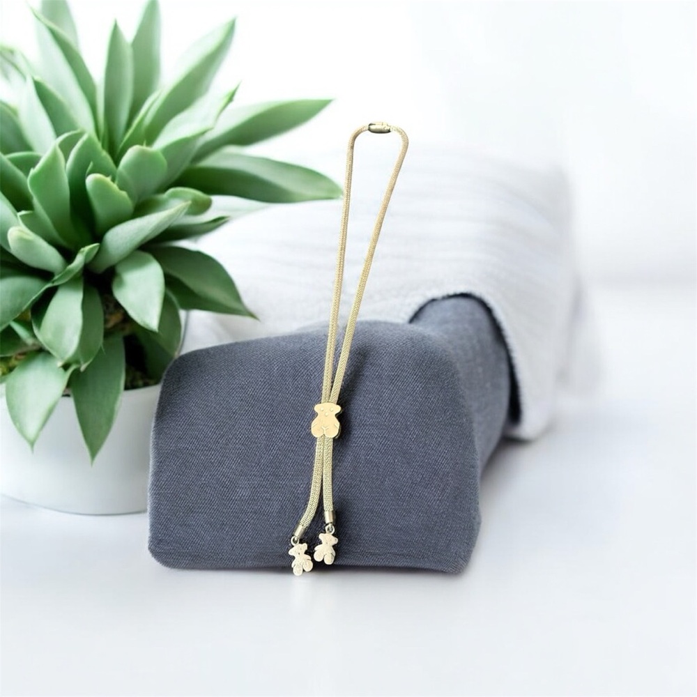 Teddy Bear Adjustable Necklace — Tous-Inspired